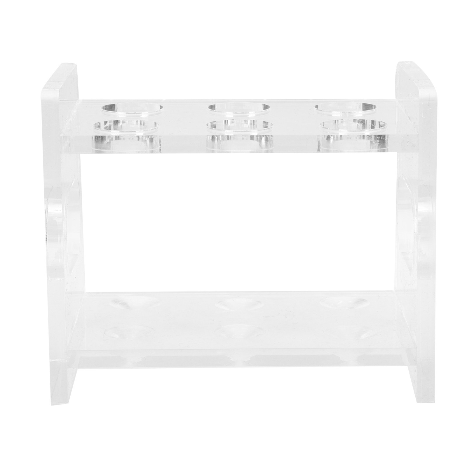 Centrifuge Tube Rack - 6-Hole Acrylic Test Tube Rack Clear