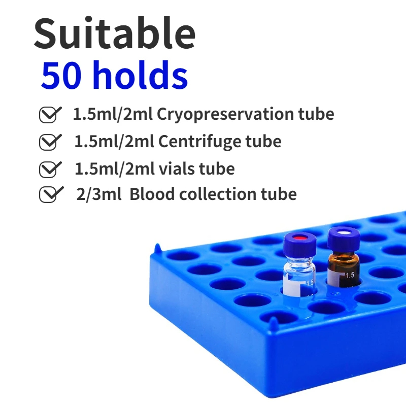 Plastic Vial Rack 50 Holds Sui - огляд і ціна Centrifuge Tube Rack