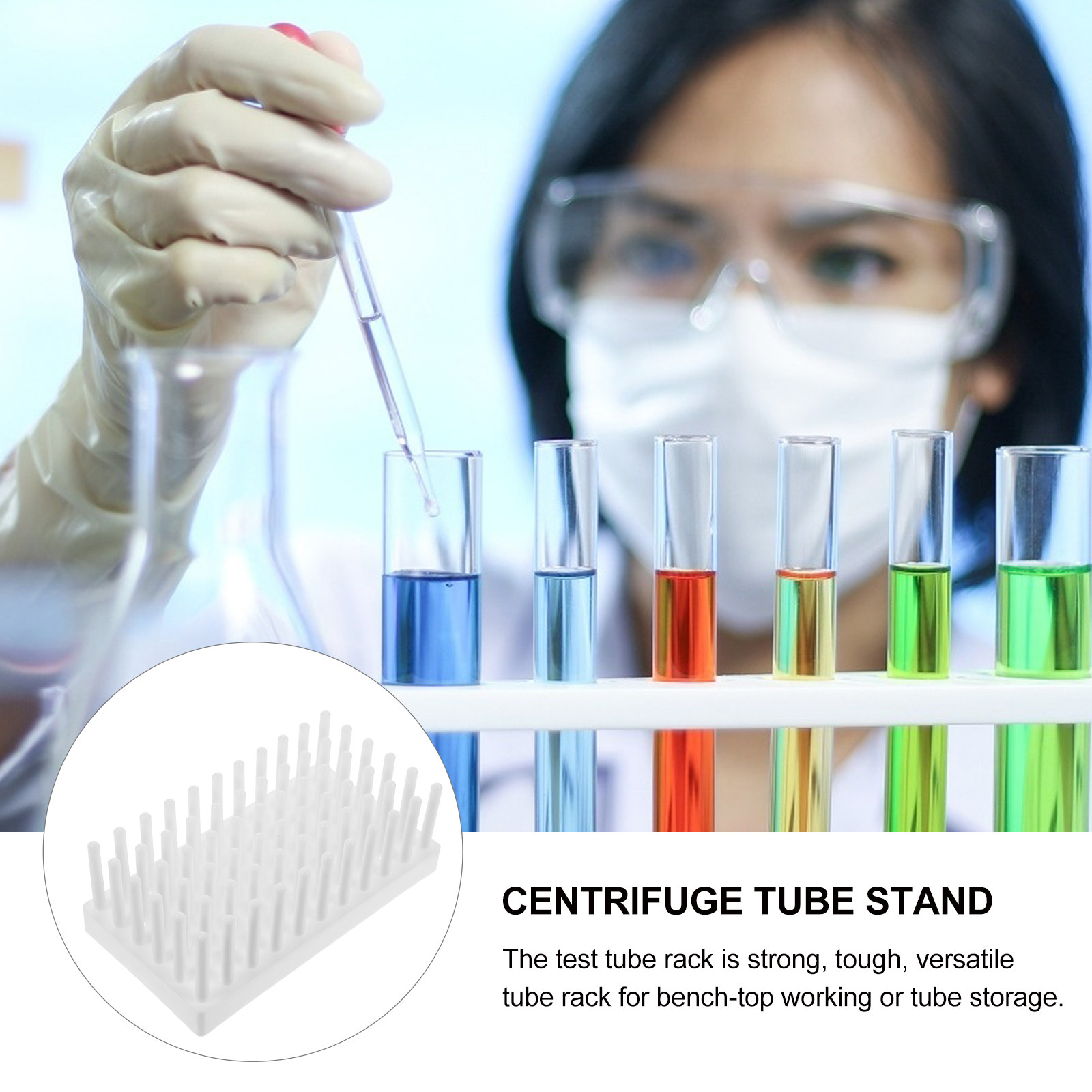 1Pcs Test Tube Drying Rack Str - огляд і ціна Centrifuge Tube Rack